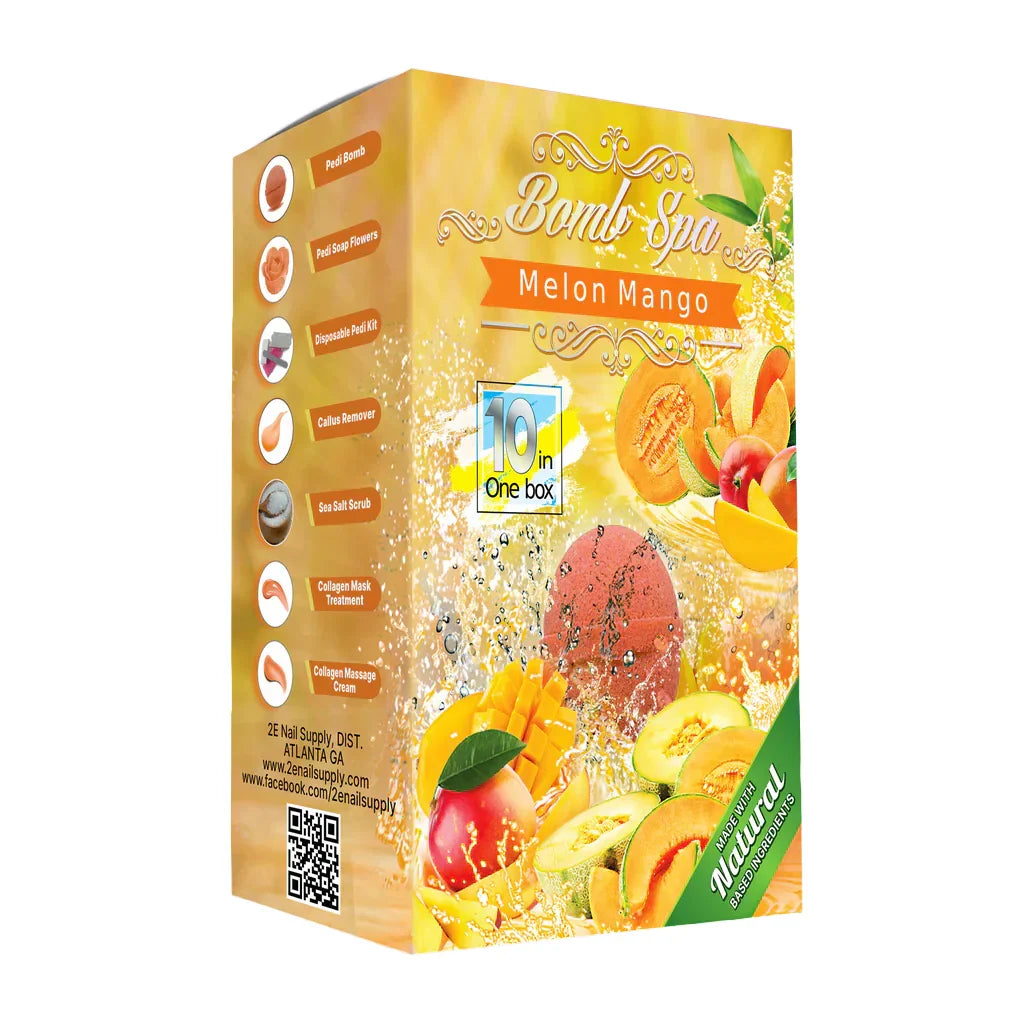 Bomb spa 10 in 1 - 80/box - melon mango - spa treatment
