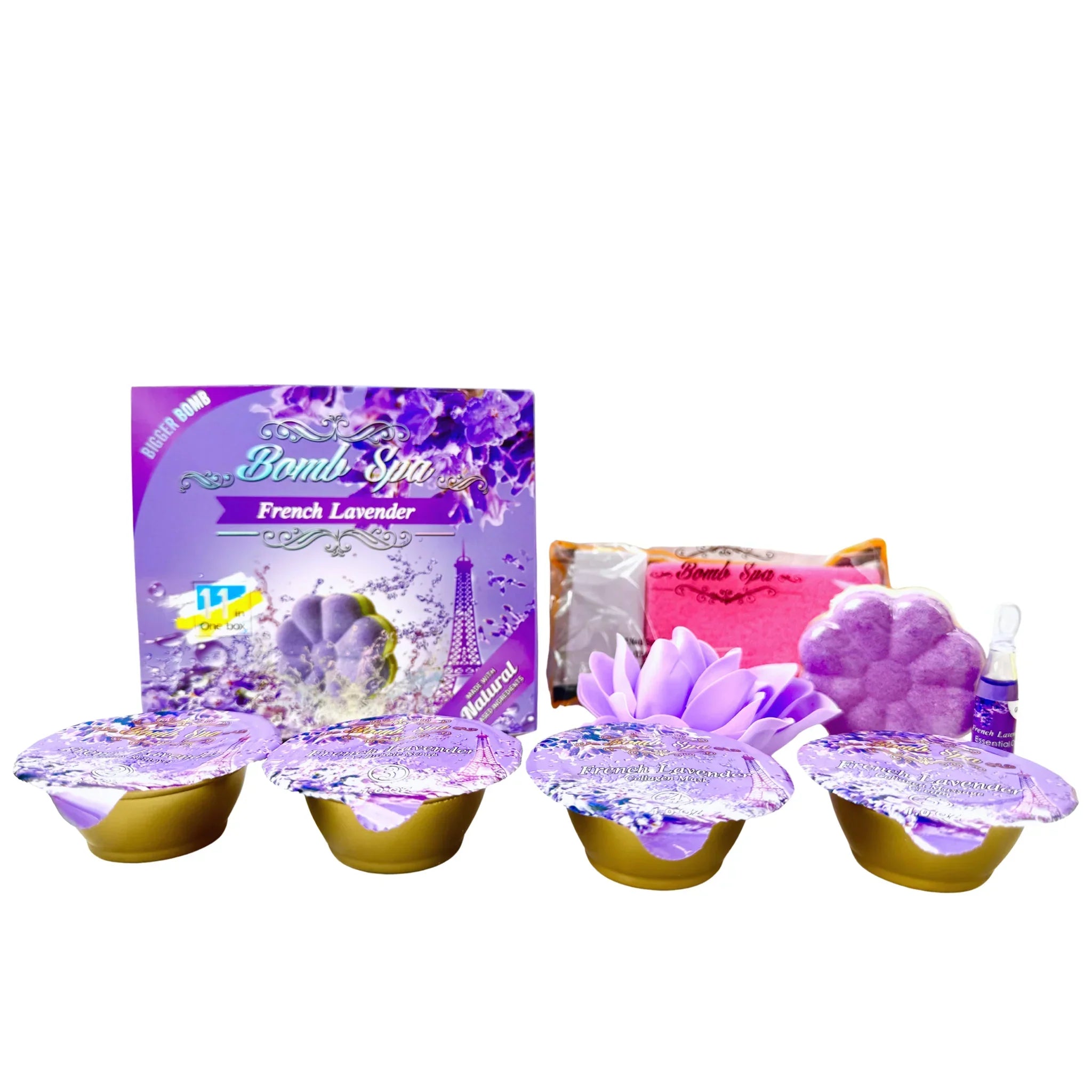 Bomb spa 11 in 1 - 80/box - french lavender - spa treatment