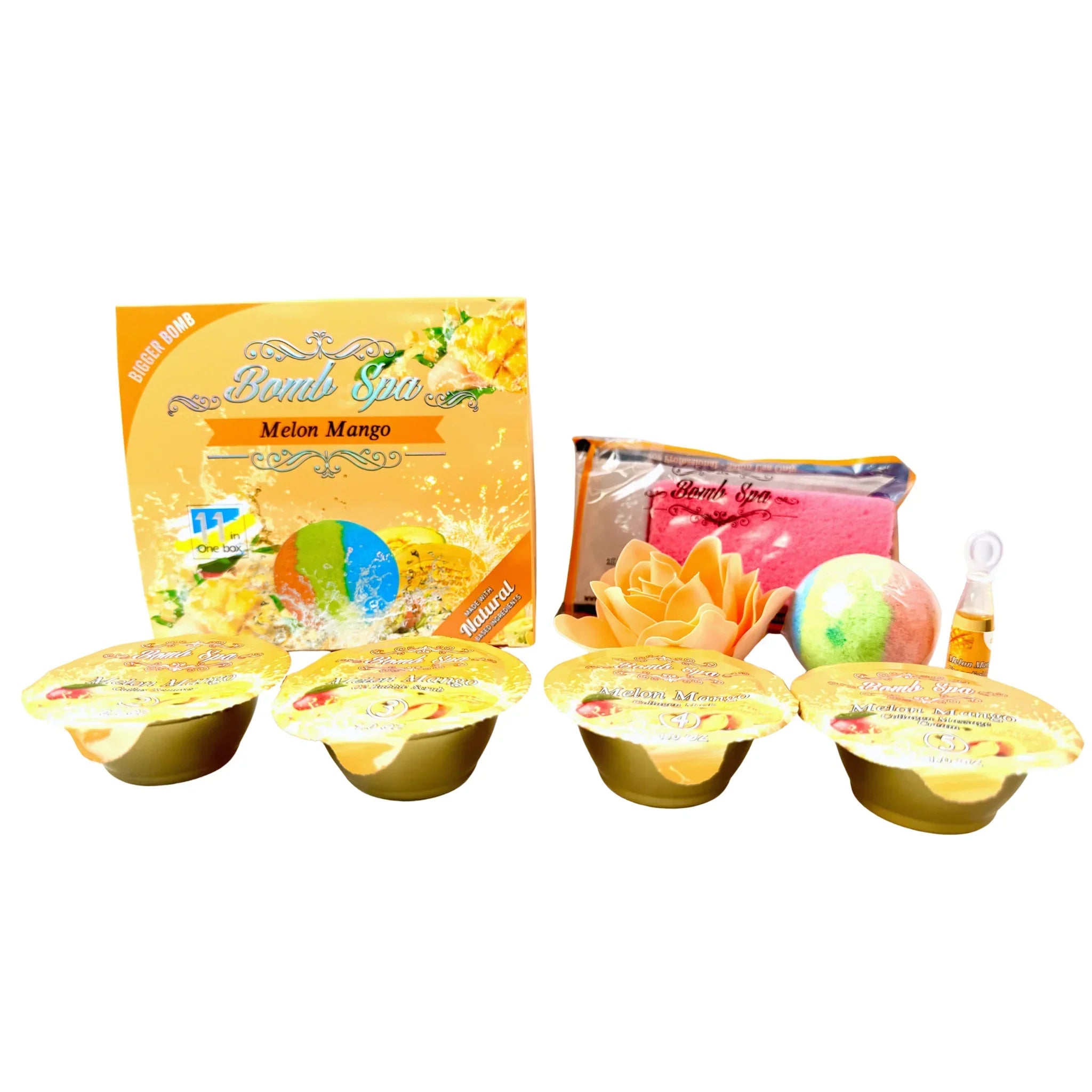 Bomb spa 11 in 1 - 80/box - melon mango - spa treatment