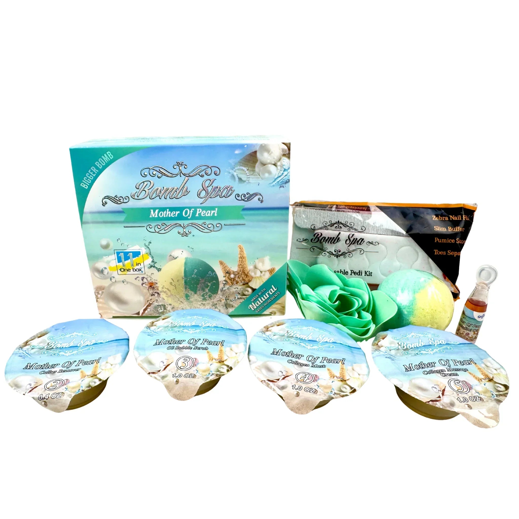 Bomb spa 11 in 1 - 80/box - mother of pearl - spa treatment