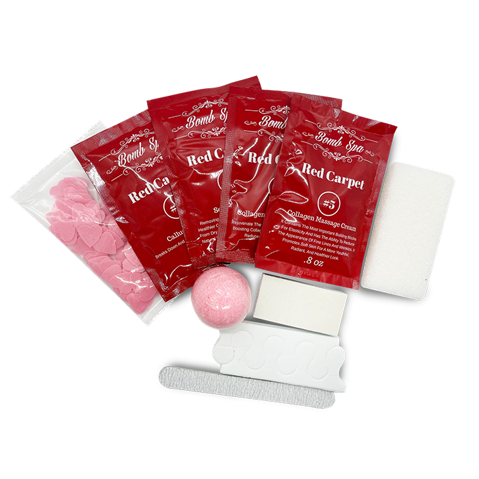 Bomb spa 10 in 1 - single - red carpet - spa treatment