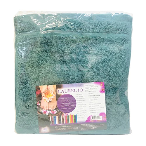 Bridgette mani towel 12x12 12 pcs - dark green - towel