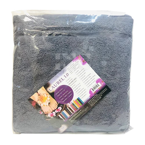 Bridgette mani towel 12x12 12 pcs - dark grey - towel