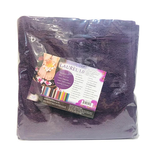 BRIDGETTE Mani Towel 12x12 Eggplant 12 pcs - Towel