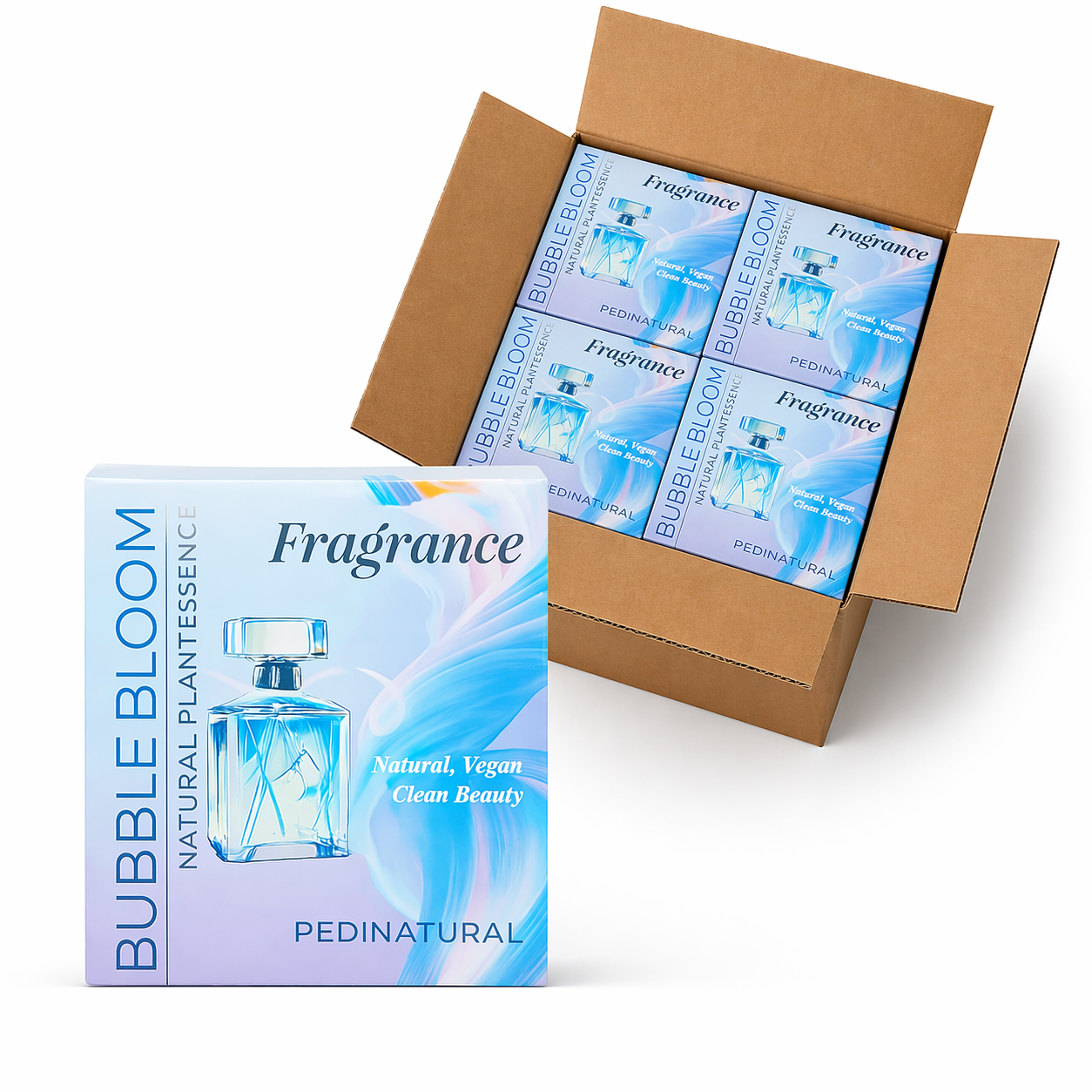 Bubble bloom 7 step pedicure kit - 36pk/case - fragrance