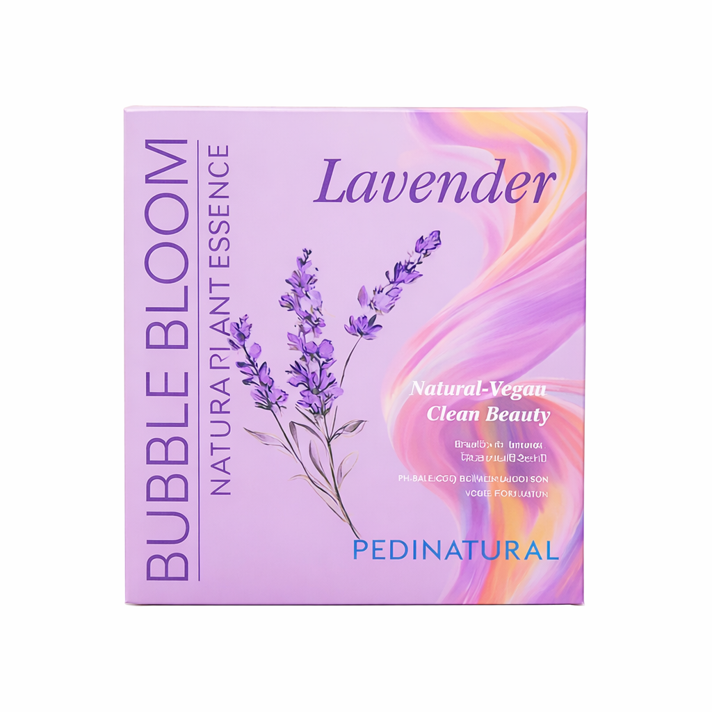 Bubble bloom 7 step pedicure kit - 36pk/case - lavender