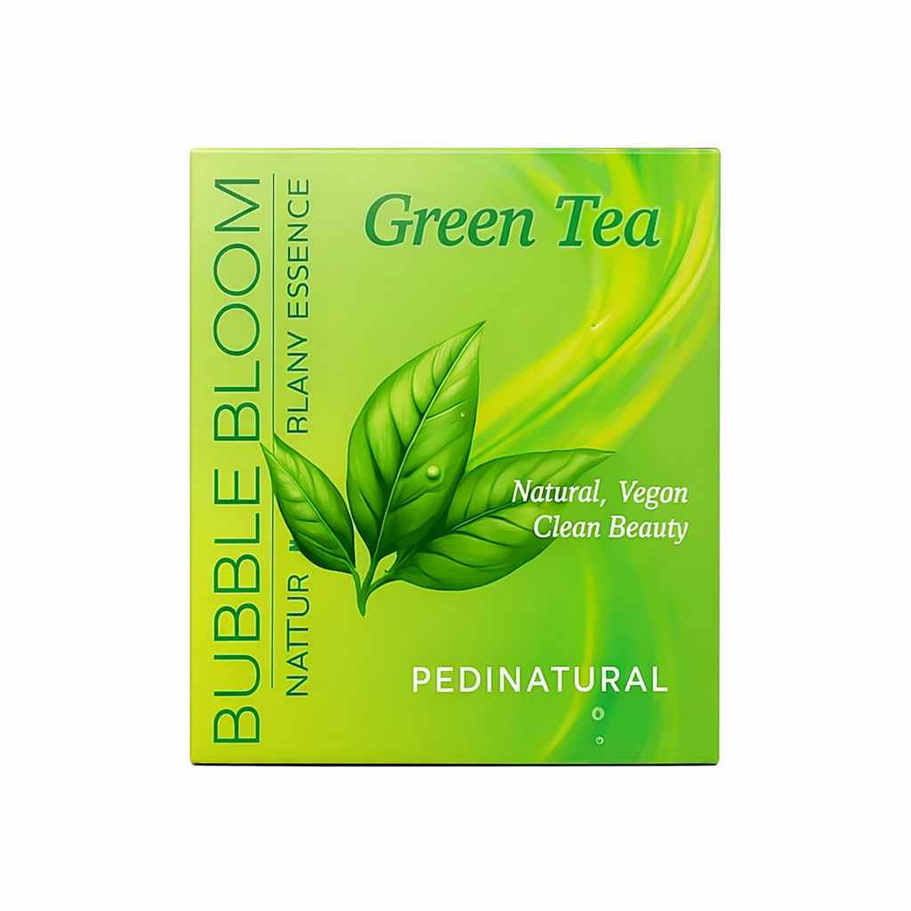 Bubble bloom 7 step pedicure kit - 36pk/case - green tea