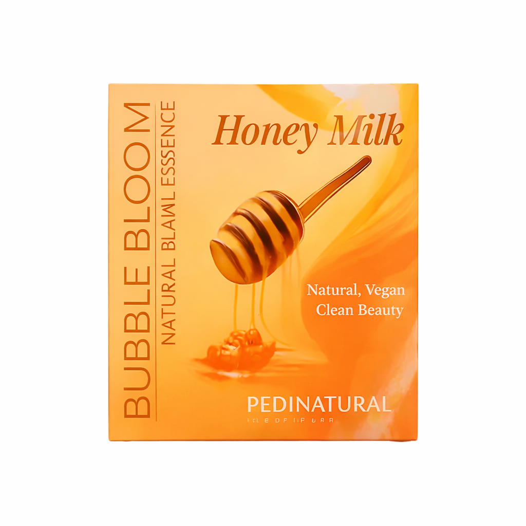 Bubble bloom 7 step pedicure kit - single - honey milk