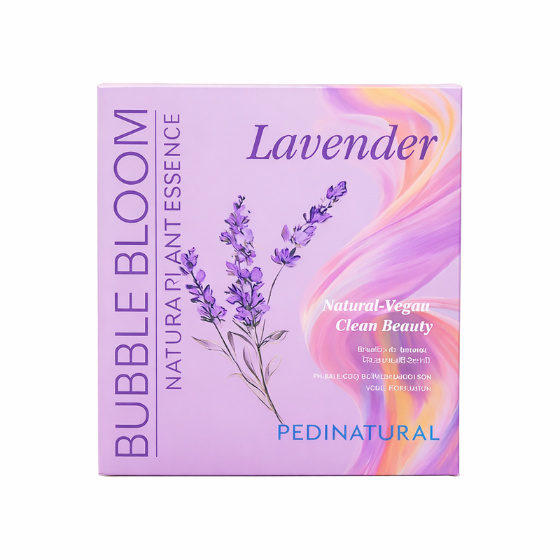 Bubble bloom 7 step pedicure kit - single - lavender
