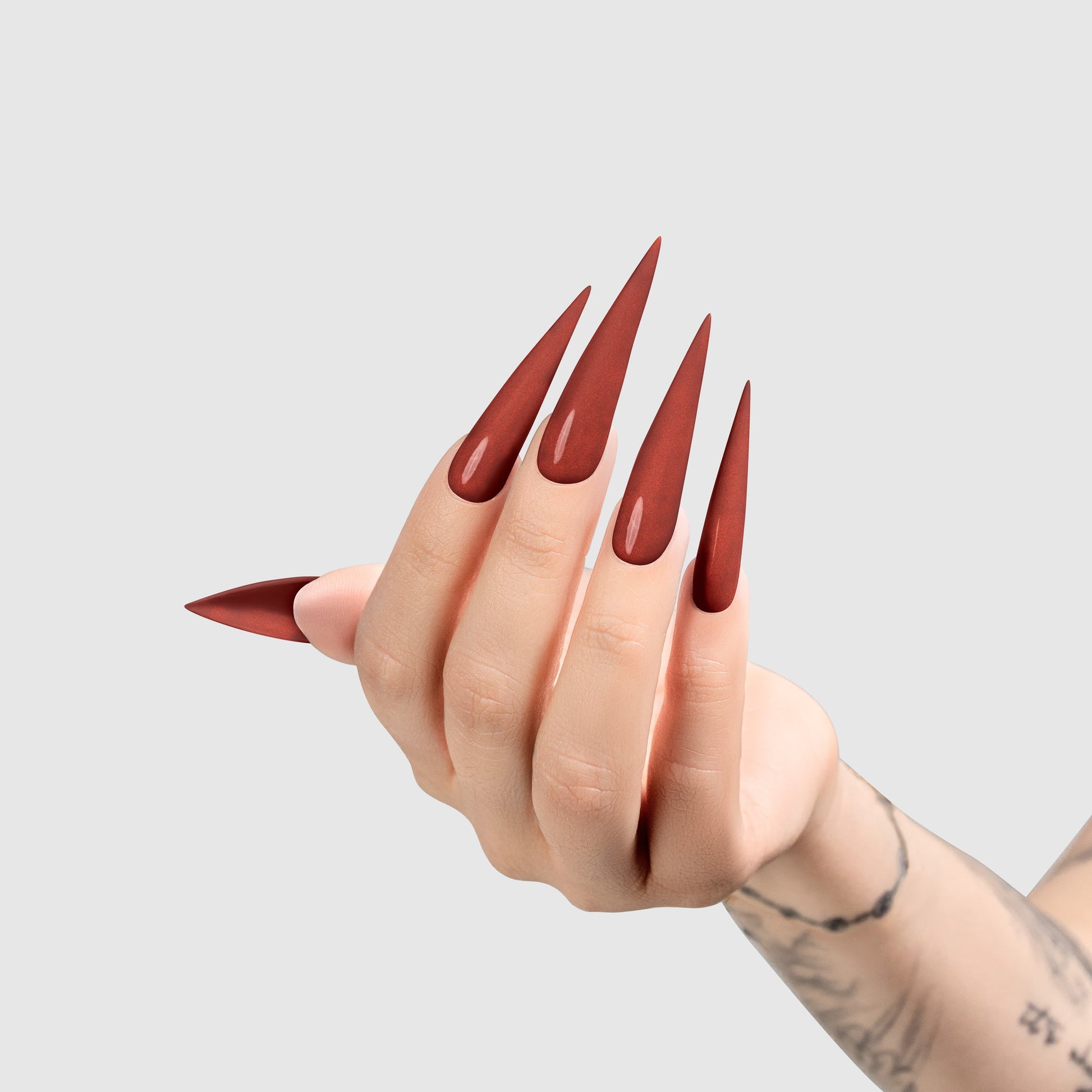 CHAUN LEGEND Gel - Copper Crush LG5209 - Light Hand Swatch