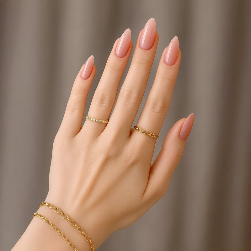 CHAUN LEGEND Gel - Hush Little Blush LG5099 - Light Hand Swatch