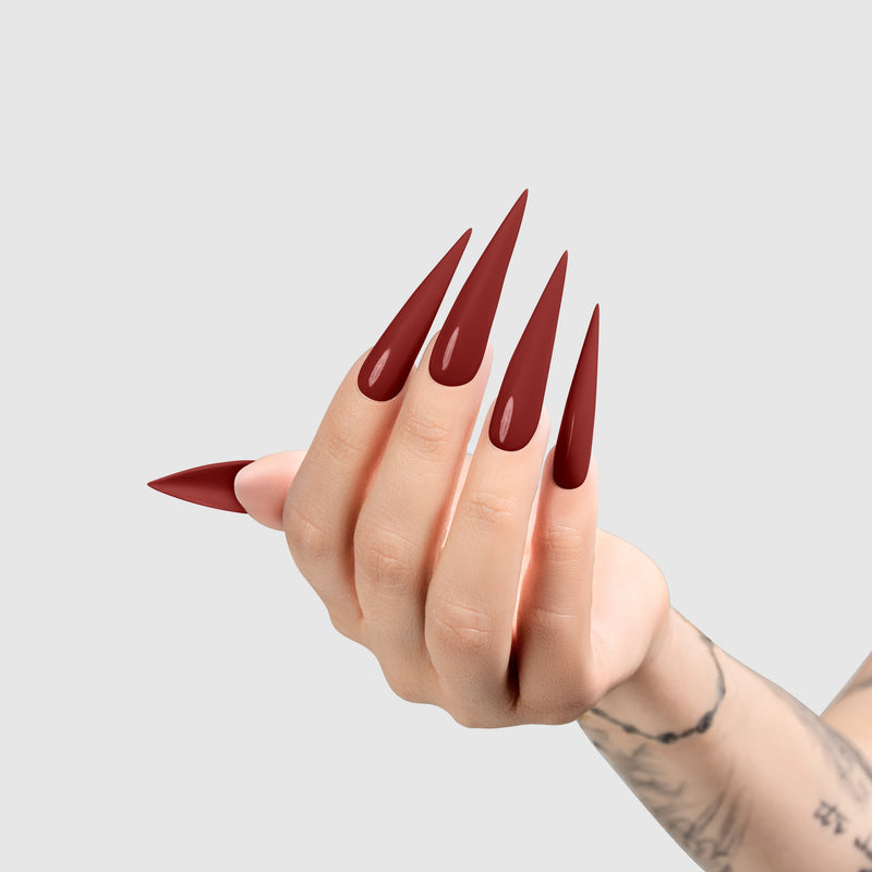 CHAUN LEGEND Gel - Red Hot Affair LG5216 - Light Hand Swatch