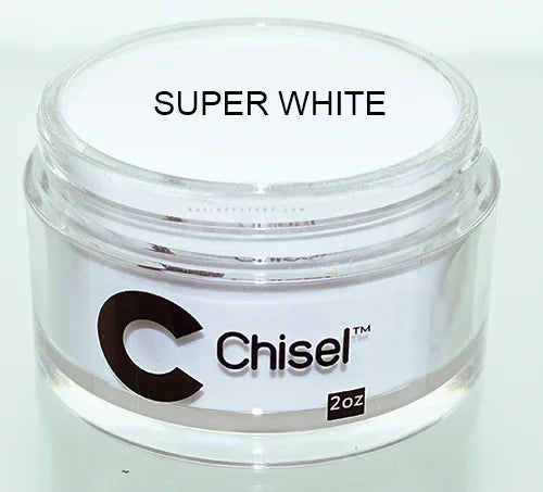 CHISEL Dip Powder - Super White SPDP2 - 2 oz