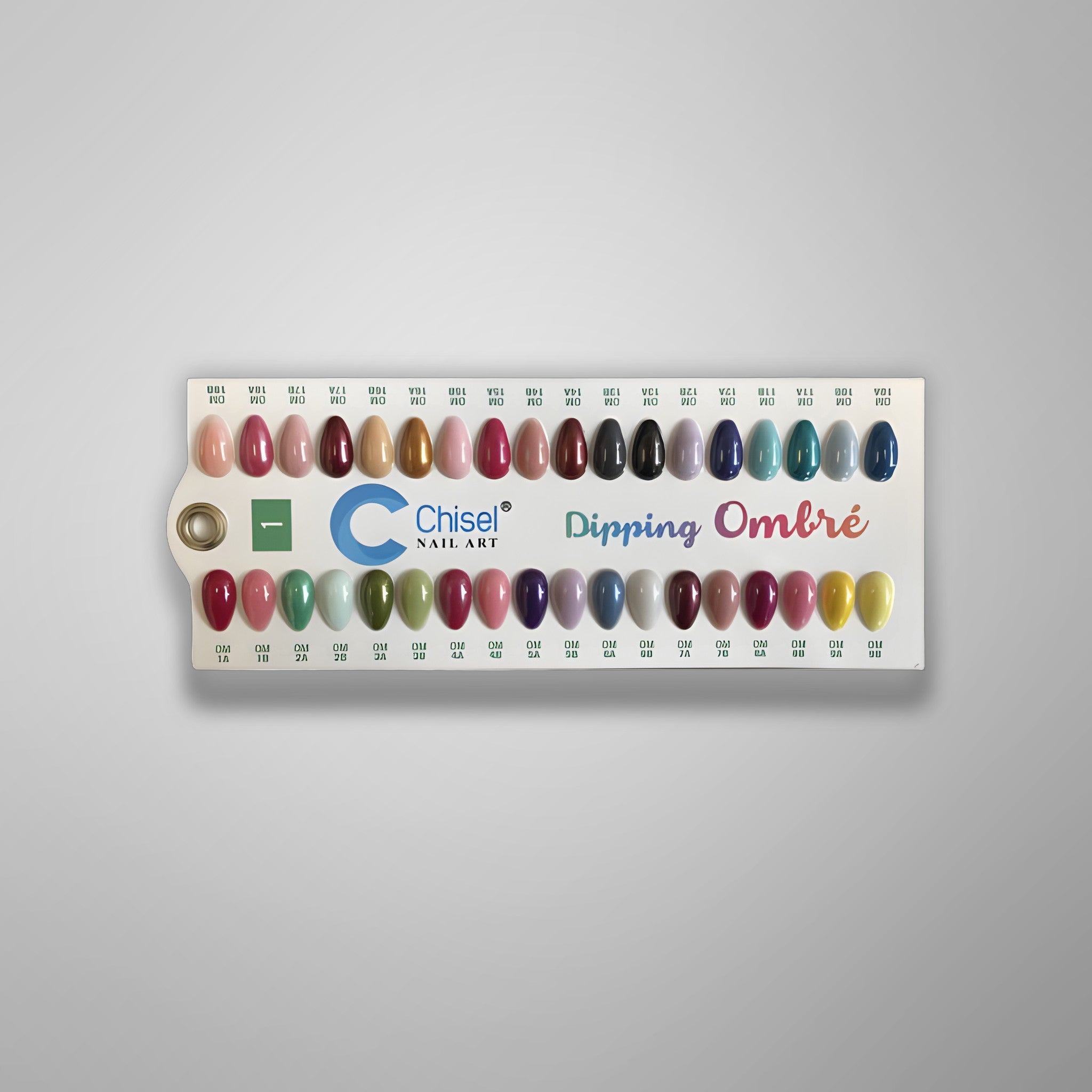 Chisel Dip Sample Swatch 01 (OM1A-OM18B)