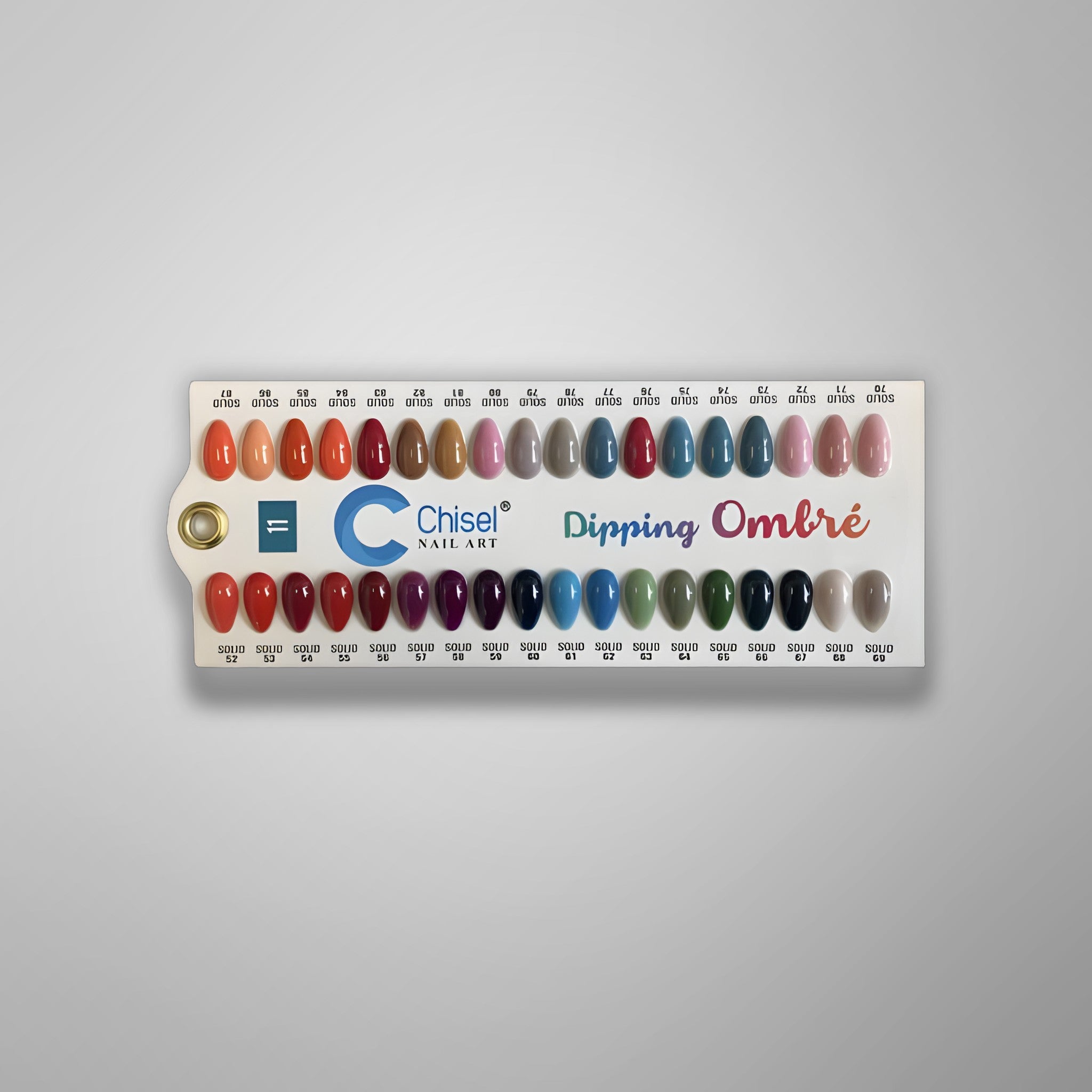 Chisel Dip Sample Swatch 11 (SOLID 52 - SOLID 87)