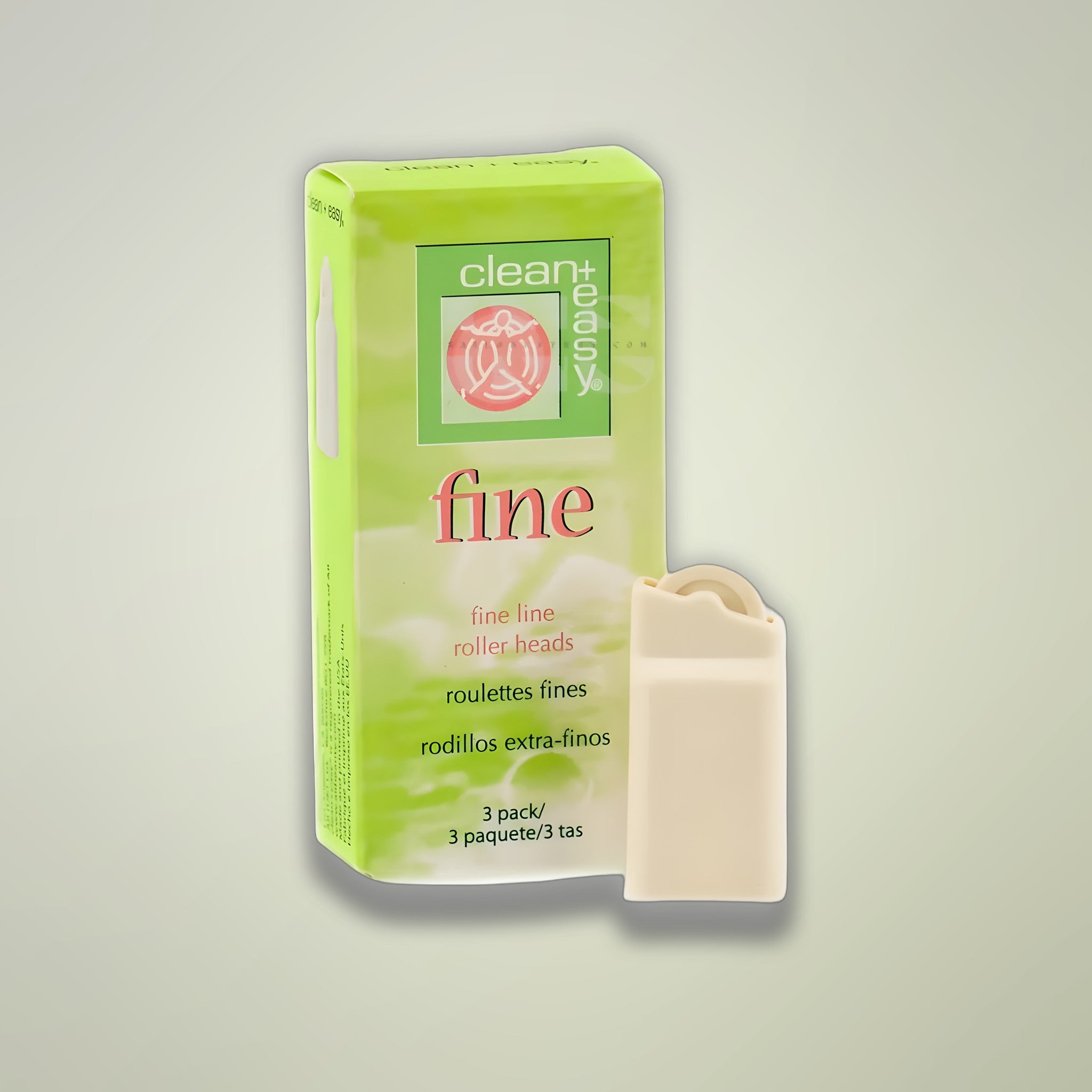 CLEAN + EASY Roller Head Fine 3 Pack