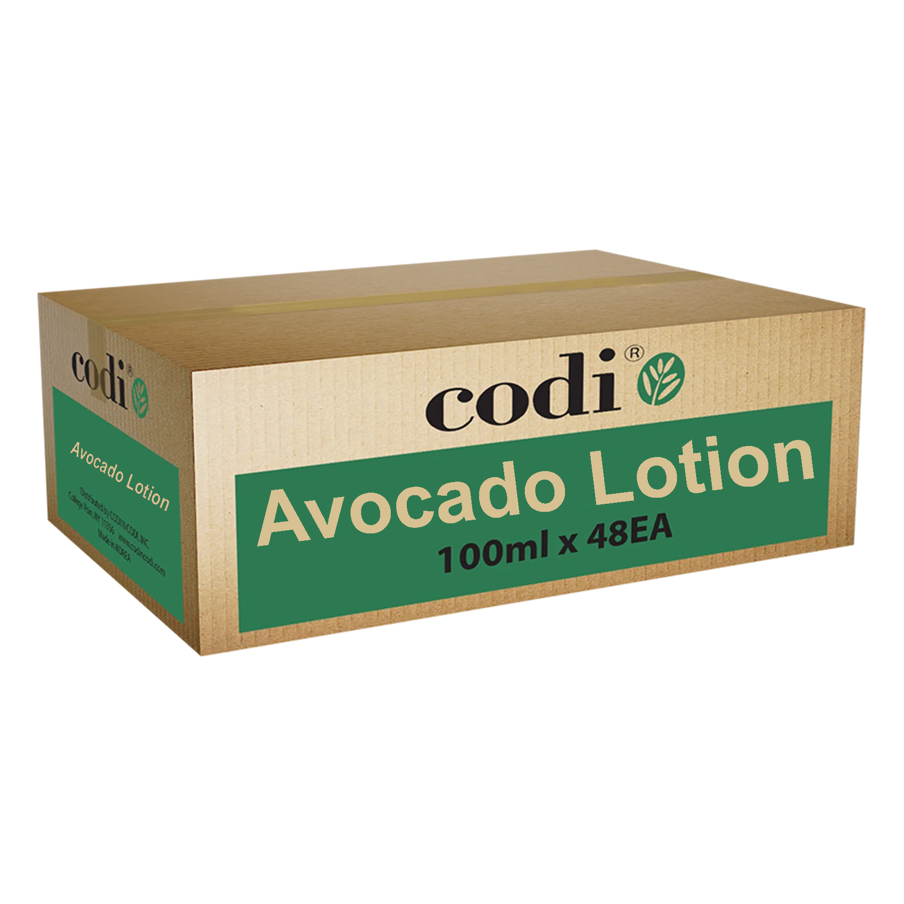 Codi hand & body lotion 3.3 oz - 48/box - avocado - lotion
