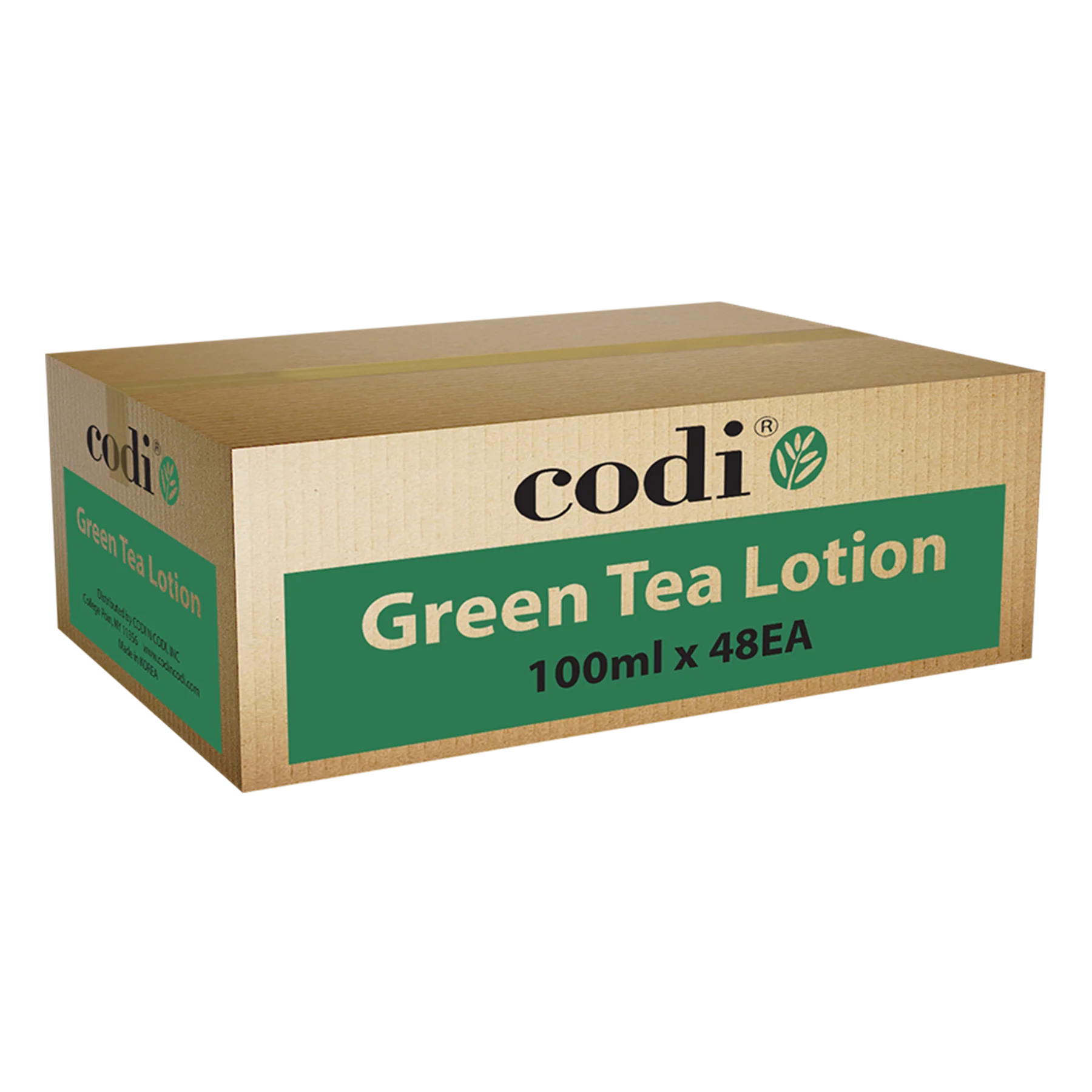 Codi hand & body lotion 3.3 oz - 48/box - green tea - lotion