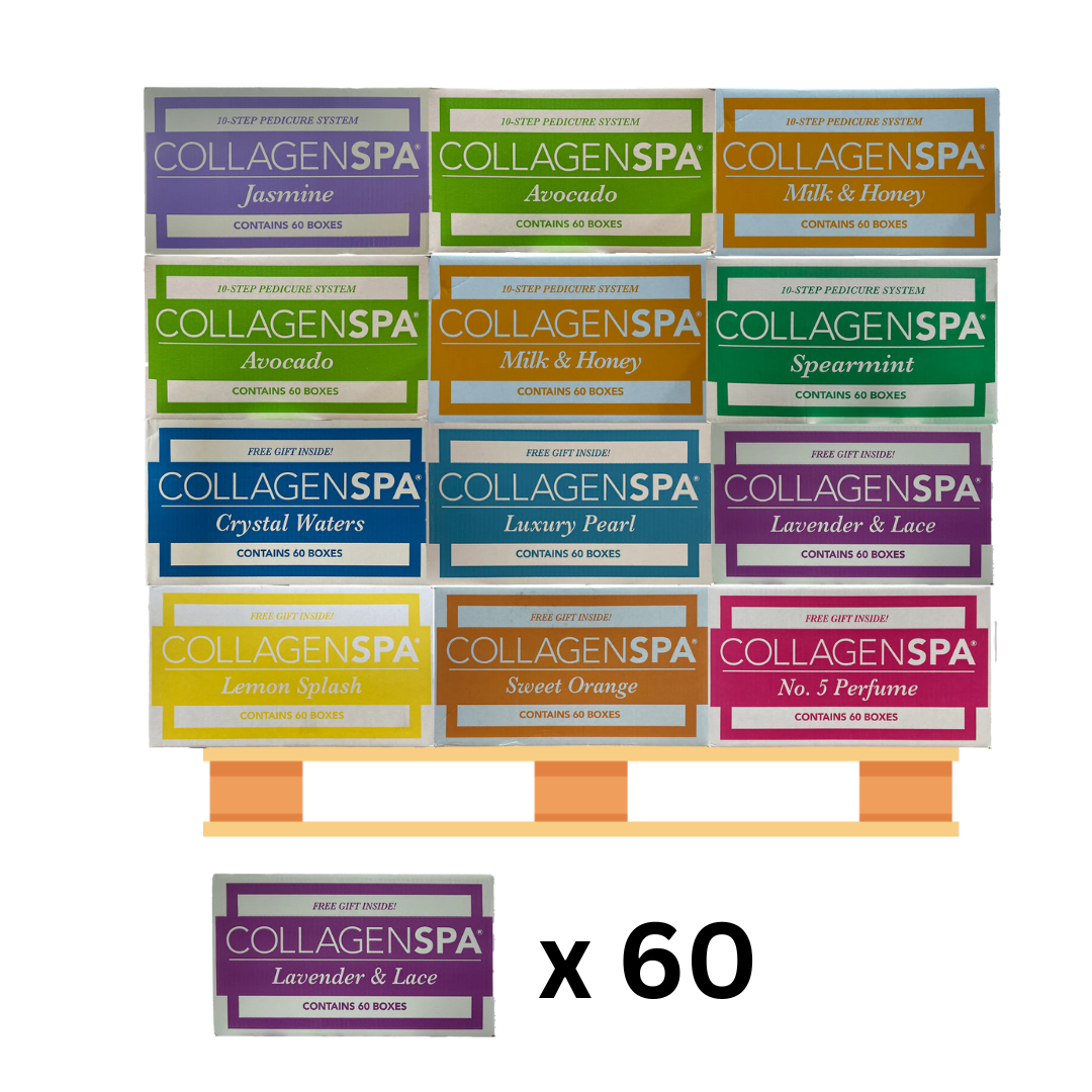 Collagen spa 7 steps & 9 steps - 60/case per pallet (w2)