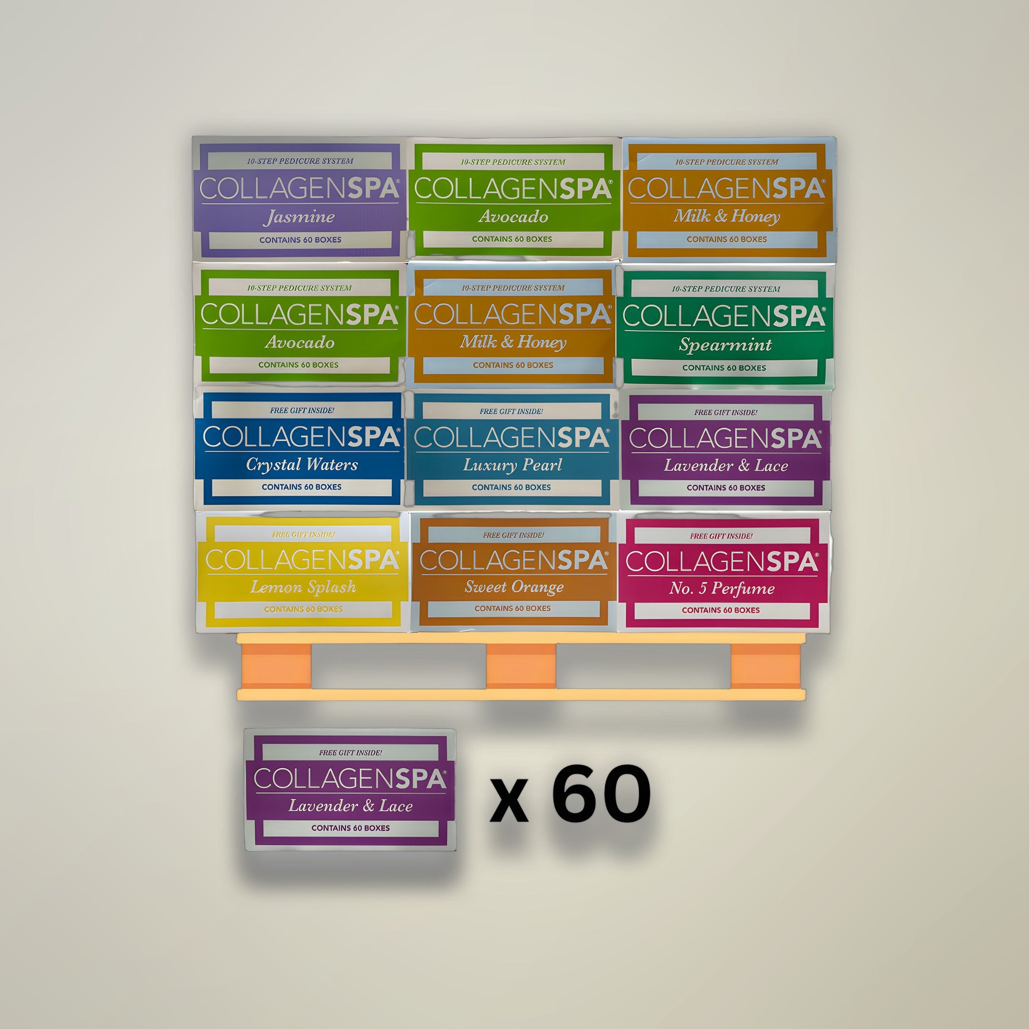 COLLAGEN SPA 7 STEPS & 9 STEPS - 48/Case per PALLET (W2)