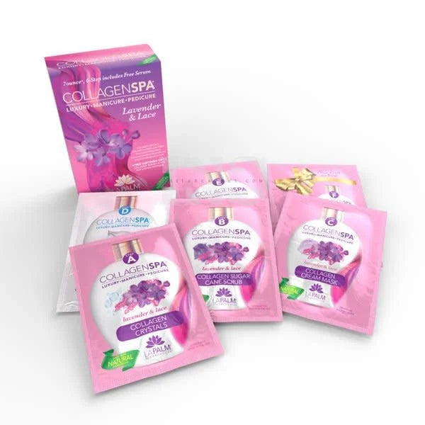 COLLAGEN SPA 7 STEPS SYSTEM + BOMBER Lavender & Lace Single