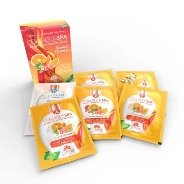 COLLAGEN SPA 7 STEPS SYSTEM + BOMBER Sweet Orange 60/Box