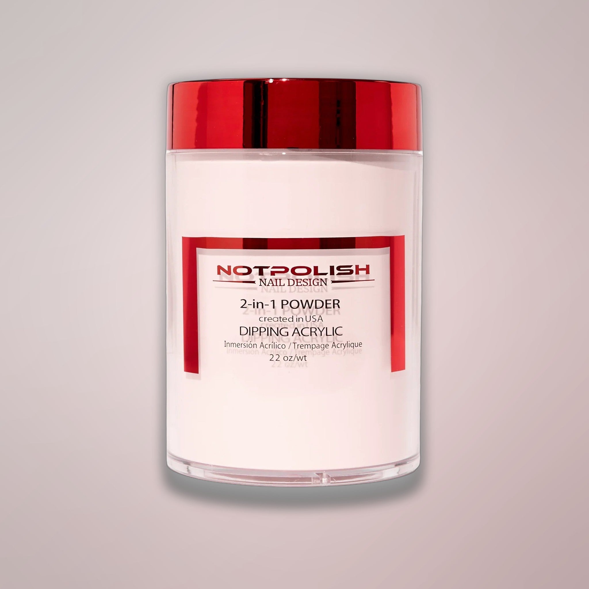 NOTPOLISH 2 in 1 Powder - Light Pink Refill - 22 oz