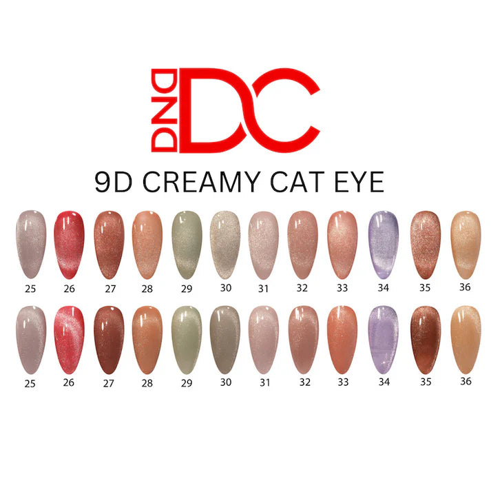 DND DC Framed Color Chart 9D Cat Eye