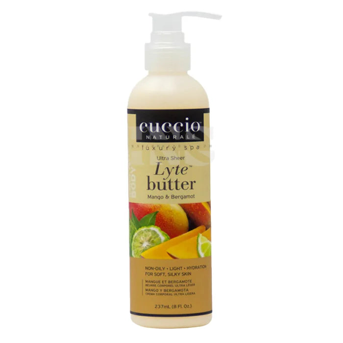 Cuccio Lyte Butter - Mango & Bergamot 8 oz