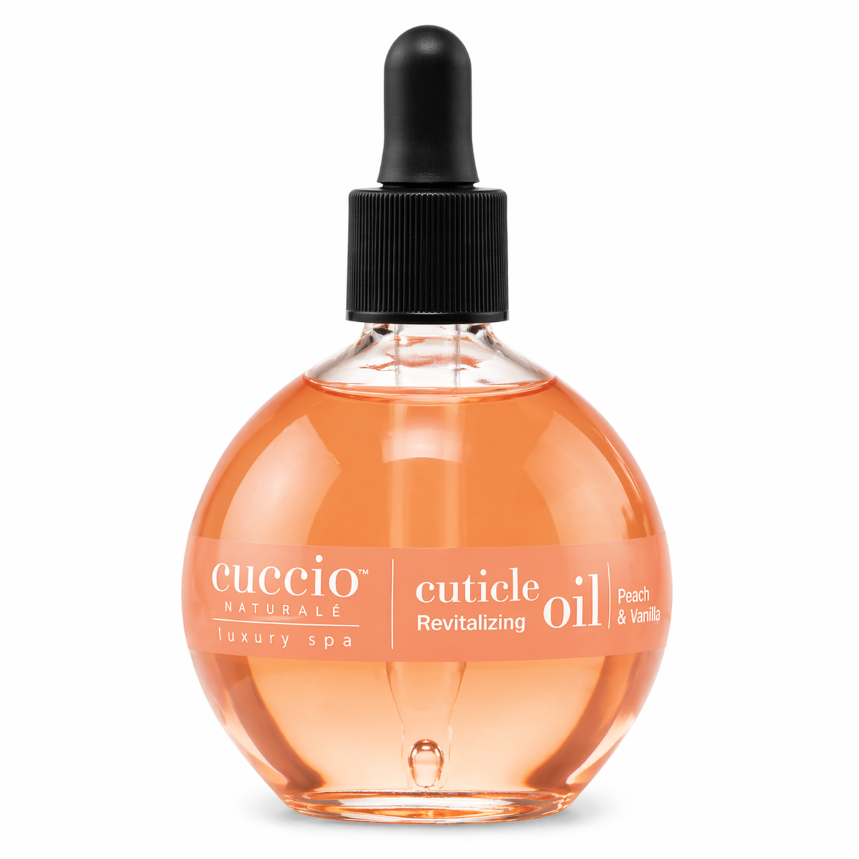 Cuccio peach & vanilla cuticle oil 2.5 oz - cuticle oil
