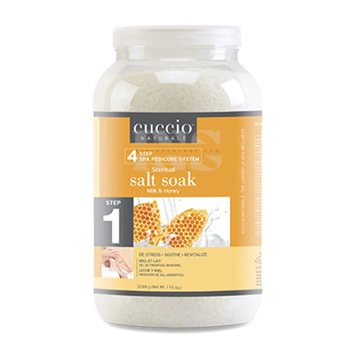 Cuccio Step #1 Milk & Honey Salt Soak Gallon