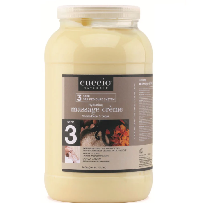 Cuccio step #3 vanilla bean massage creme gallon - spa