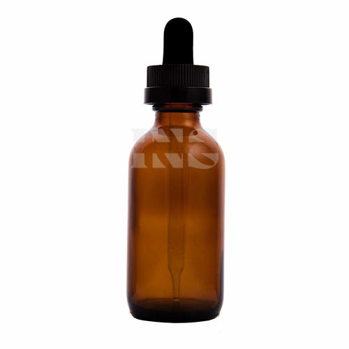 Cuticle Oil Glass Amber Bottle w/ Dropper 100 mL (3.3 oz)