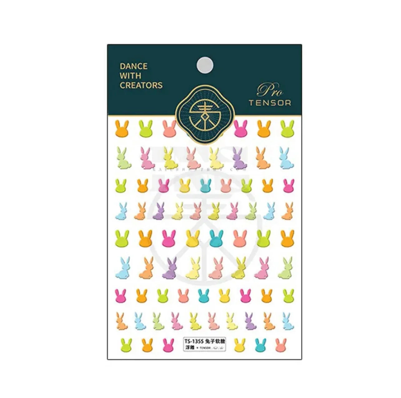 Design Nail Sticker 5D Art - Easter 1355 - Nail Sticker