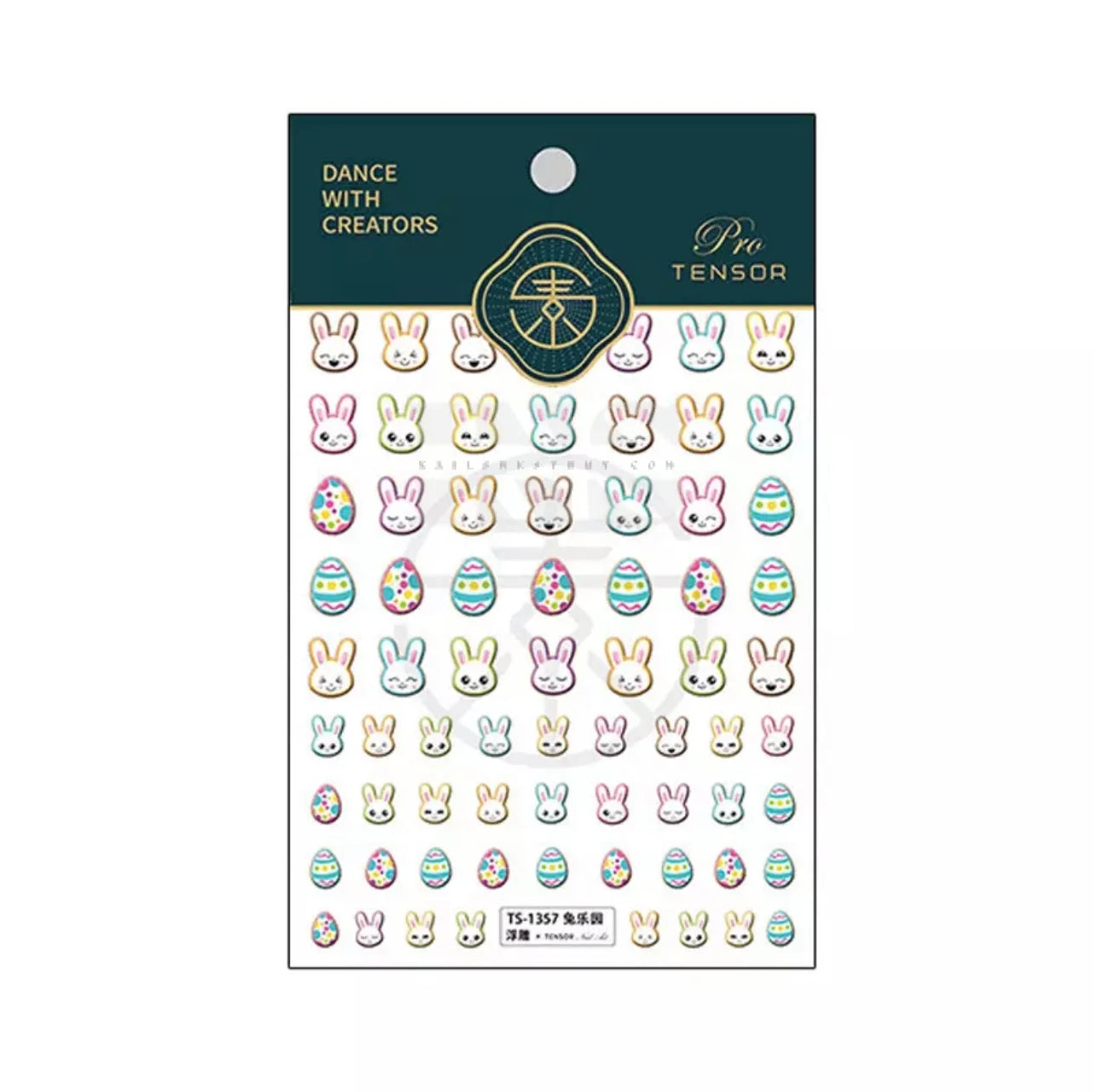 Design Nail Sticker 5D Art - Easter 1357 - Nail Sticker