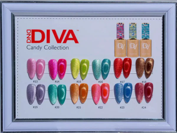 Diva 9d cat eye collection - color chart