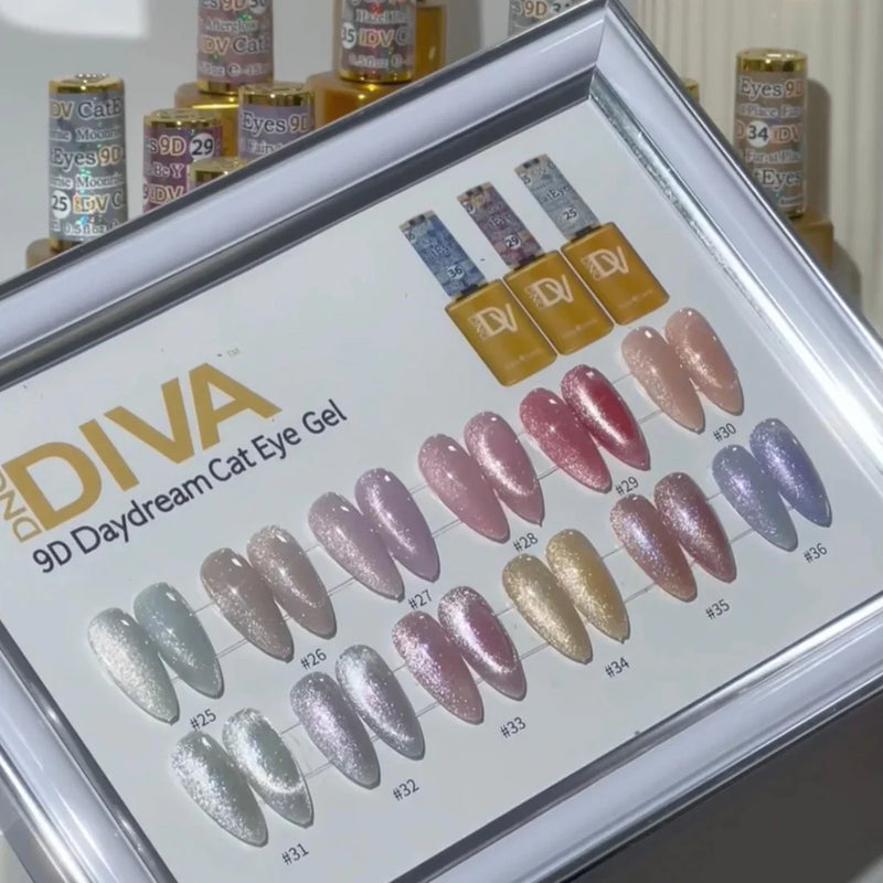 Diva 9d cat eye collection - color chart
