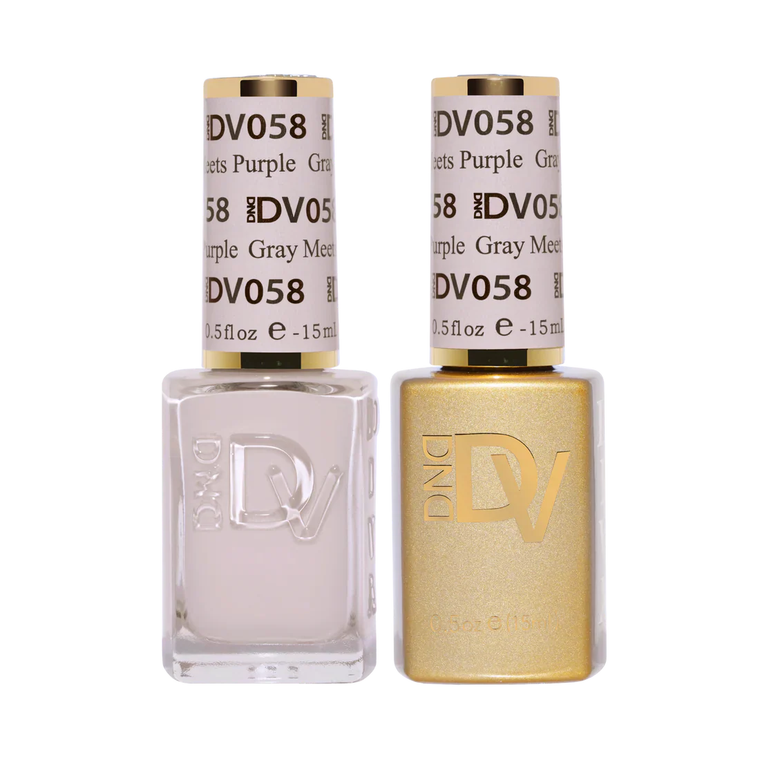 Diva duo - 058 gray meets purple - duo polish