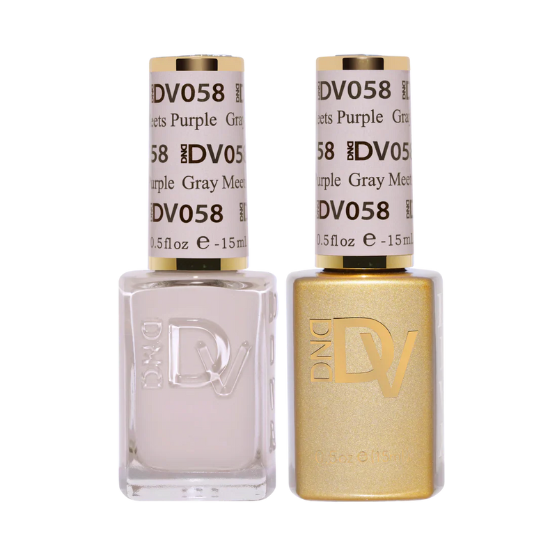 Diva duo - 058 gray meets purple - duo polish