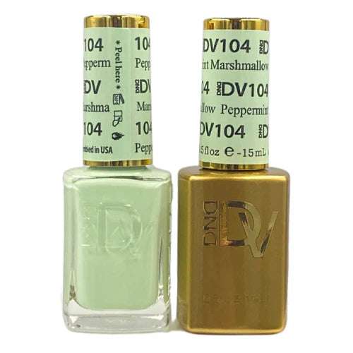 Diva duo - 104 peppermint marshmallow - duo polish