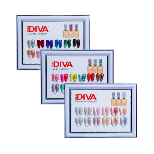 Diva framed color chart 9d cat eye - color chart