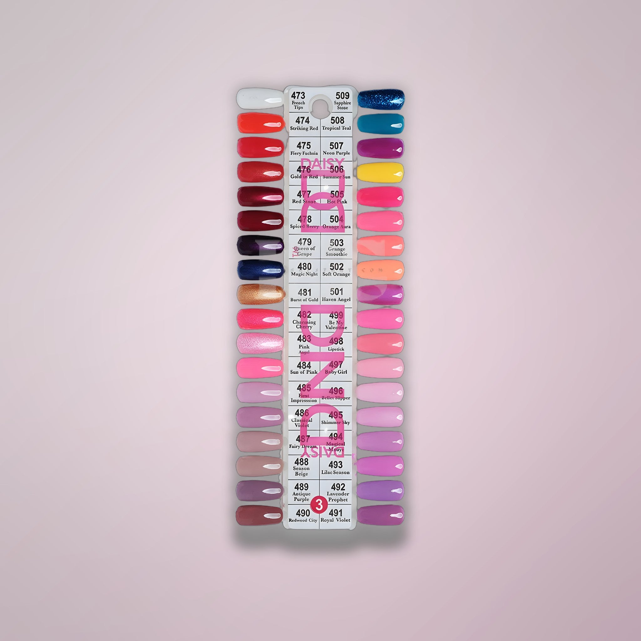 DND Duo Gel - Collection 3 (473 - 509) - 36 pc - Free Chart