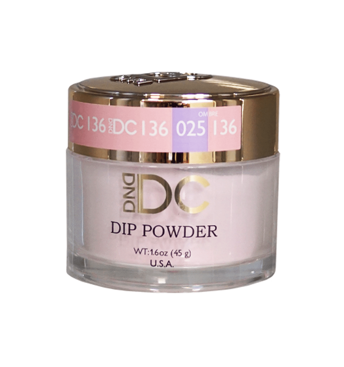 DND DC Dip - 136 Geranium Pink - 1.6 oz