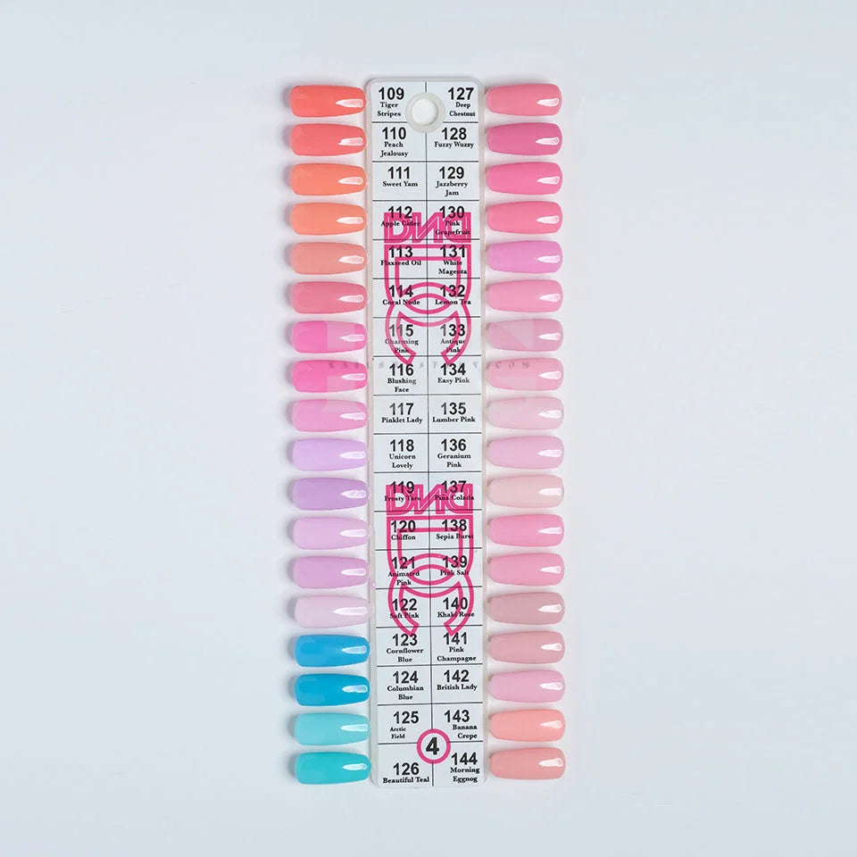 iNAIL SUPPLY DND DC Color Sample Chart 4