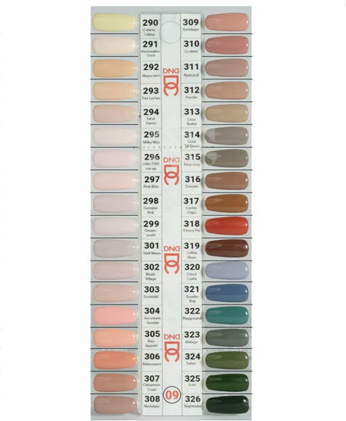 DND DC Color Sample Chart 9