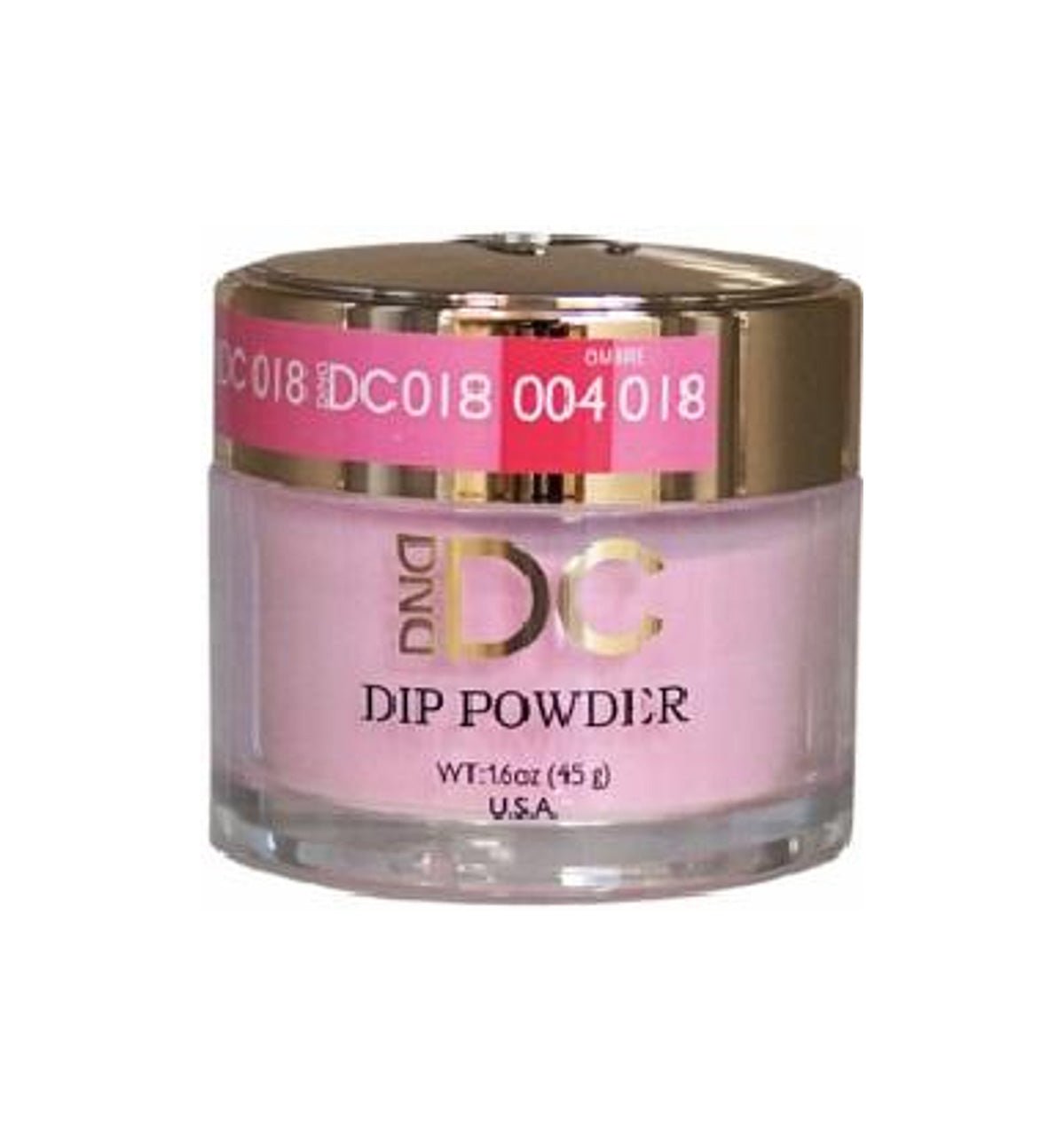 DND DC Dip Powder - 018 Violet Pink - 1.6oz jar