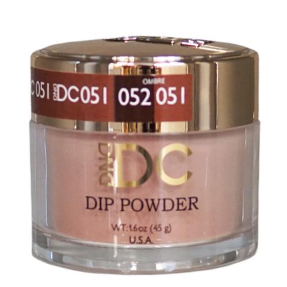 DND DC Dip Powder - 051 Light Macore - 1.6oz jar