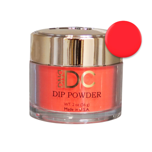 DND DC Dip Powder - 063 Shocking Orange - 1.6oz jar