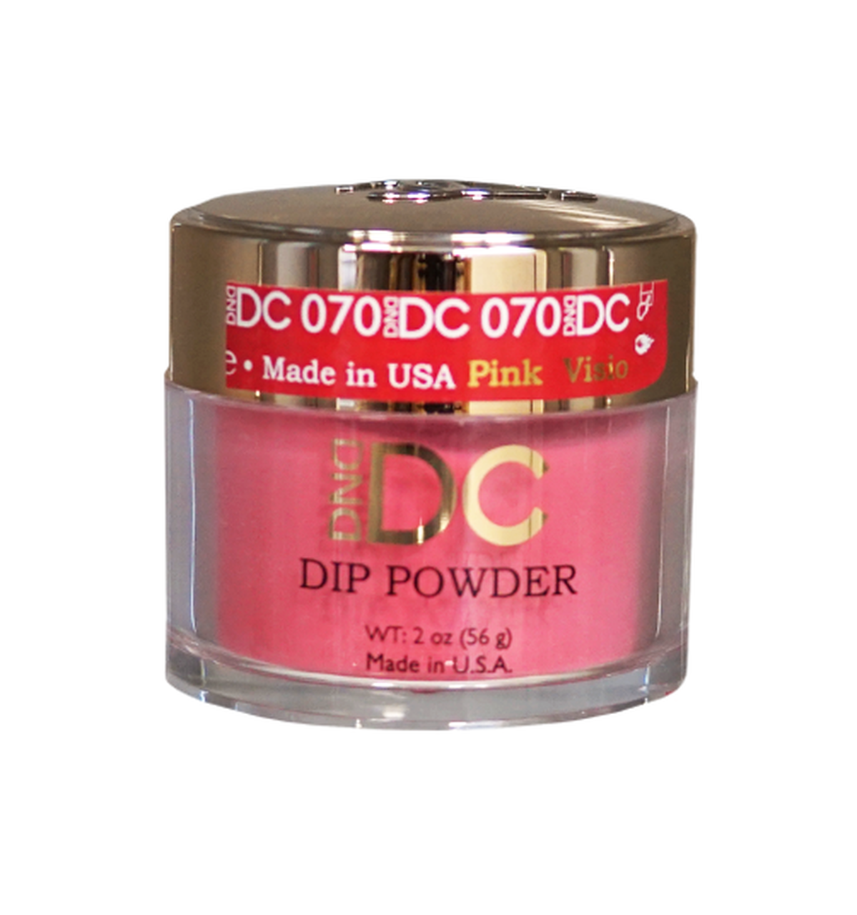 DND DC Dip Powder - 070 Visionary Pink - 1.6oz jar