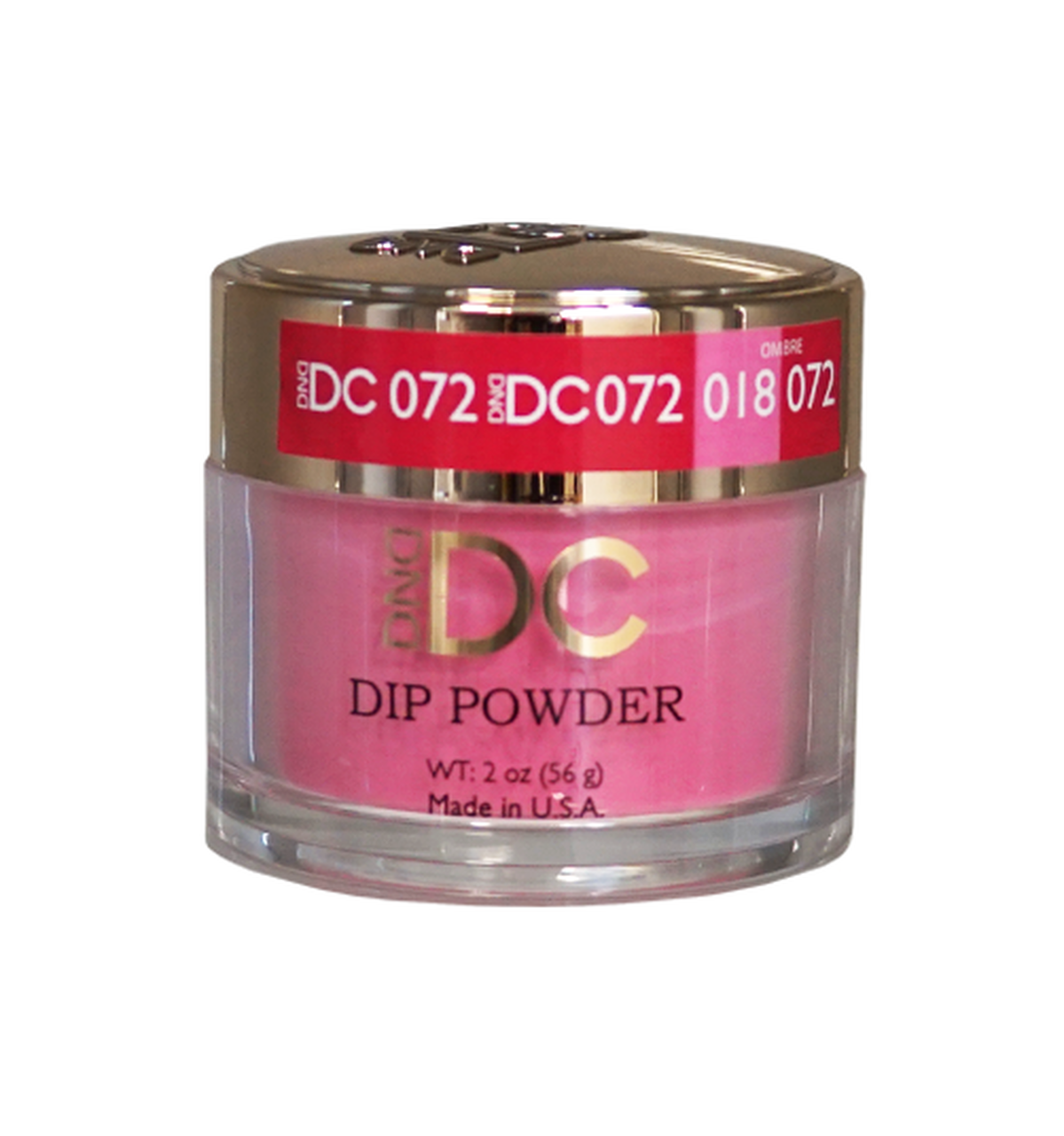DND DC Dip Powder - 072 Crimson - 1.6oz jar